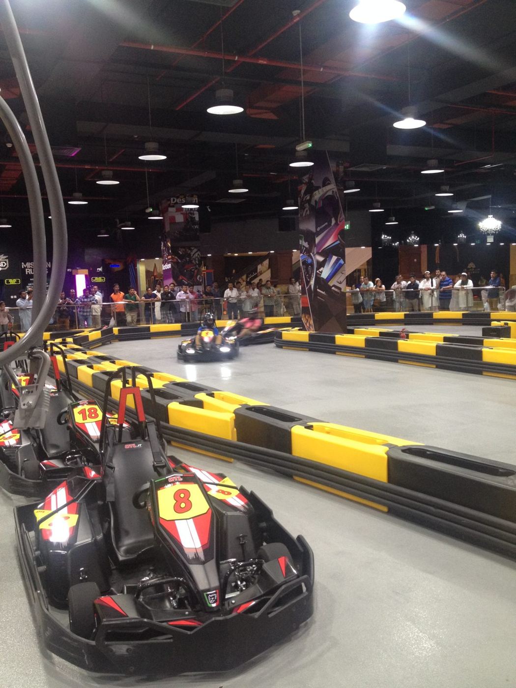 Indoor kart track