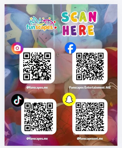 QR codes for Instagram, Facebook, TikTok and Snapchat